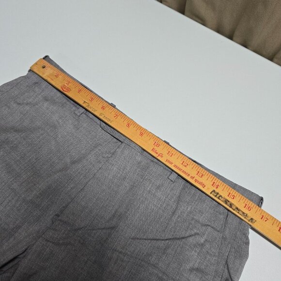 Peter Millar Men Pants 33R (Fits 32x25.5) Gray Wool Slim‎ Fit Office Trousers - Picture 9 of 13